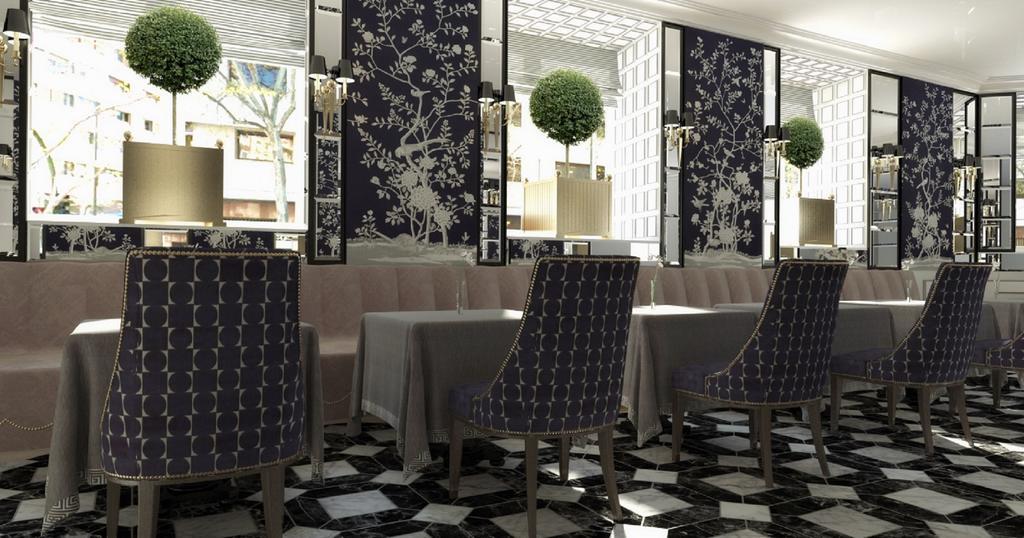 Relais & Chateaux Heritage Hotel Madrid Exteriör bild Interior of the restaurant